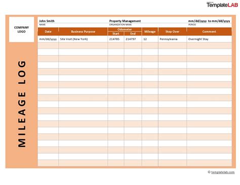 best milage log book for sales reps